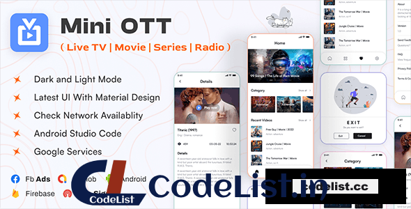 Mini OTT v2.0 – Live TV, Streaming, Movie, Radio