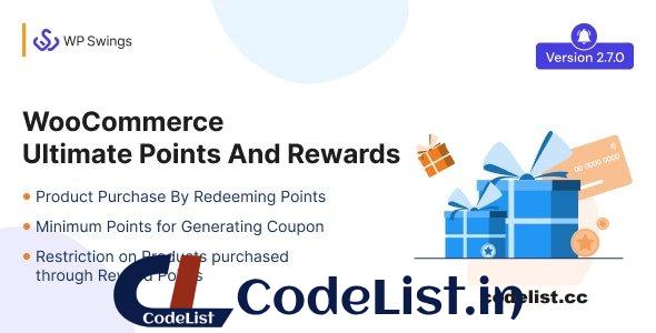 WooCommerce Ultimate Points And Rewards v2.8.1