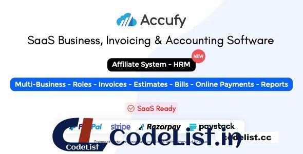 Accufy v2.6 – SaaS Business & Accounting Software – nulled