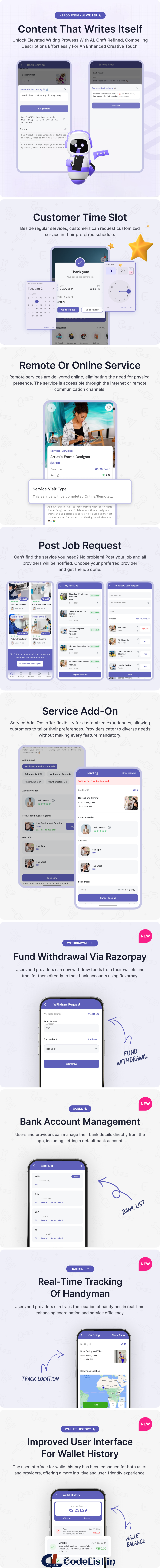 Handyman Service | On-Demand Home Service Flutter App with ChatGPT Integration - 29