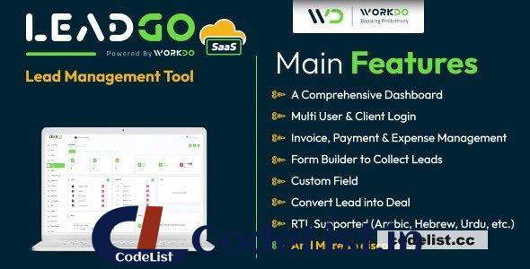 LeadGo SaaS v5.2 – Lead Management Tool – nulled