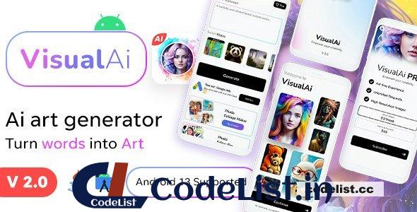 Ai Images Generator v2.0 – VisualAI + Photo Editor Tools Android App