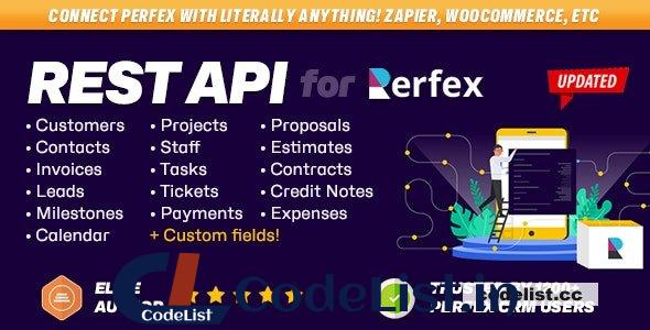 REST API module for Perfex CRM v2.0.4 – Connect your Perfex CRM with third party applications