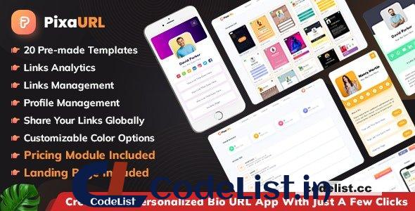 PixaURL v2.3 – Run Your Own SaaS Platform for Building Bio URL, Mini Sites, Digital Cards