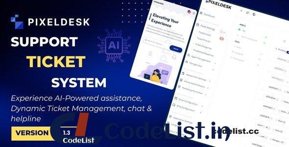 PixelDesk v1.3 – Support Ticket System With OpenAI