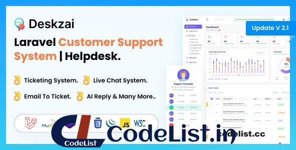 Deskzai v2.4 – Customer Support System – Helpdesk – Support Ticket – nulled