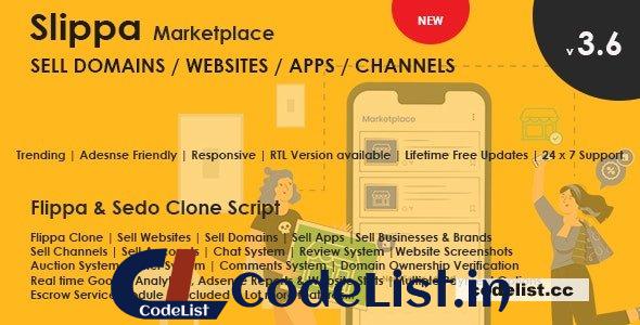Slippa v4.0 – Domains, Website, App & Social Media Marketplace PHP Script – nulled