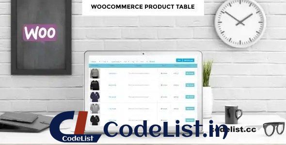 WoobeWoo WooCommerce Product Table Pro v1.9.3