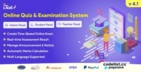 iTest v4.1 – Online Quiz & Examination System