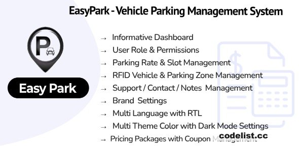 EasyPark SaaS v1.5 – Vehicle Parking Management System