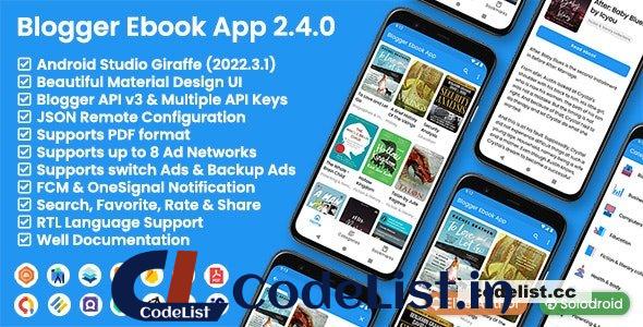 Blogger Ebook App v2.4.0 – Blogger API v3