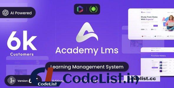 Academy LMS v6.9.1 – Learning Management System – nulled