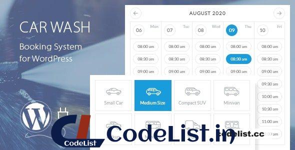 Car Wash Booking System for WordPress v2.5