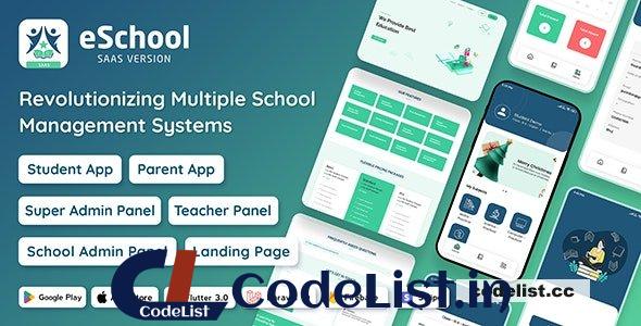 eSchool SaaS v1.4.1 – School Management System with Student – nulled