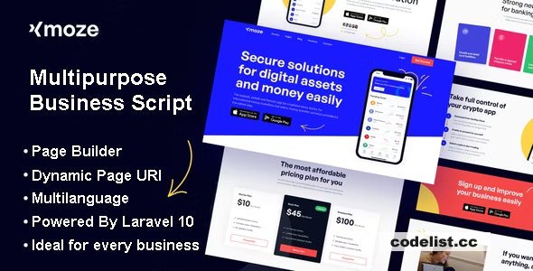 Xmoze v1.0.0 – Multipurpose Business Script