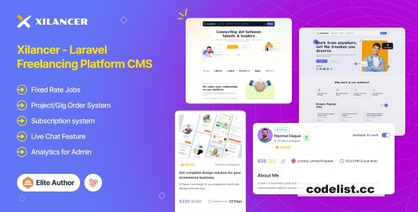 Xilancer v2.0.0 – Freelancer Marketplace Platform with Services & Projects – nulled