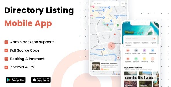 Listar FluxPro v1.3.3 – Flutter mobile directory listing & booking – WordPress Backend