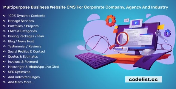 Multipurpose Business Website CMS For Corporate Company, Agency And Industry v4.2.0