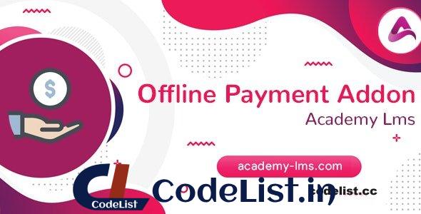 Academy LMS Offline Payment Addon v1.4