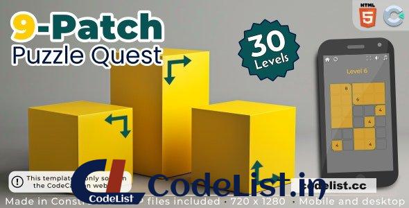 9-Patch Puzzle Quest v1.0 – HTML5 Puzzle game