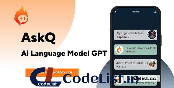 AskQ – Ai Language Model GPT – Flutter