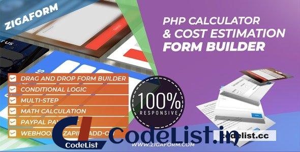 Zigaform v6.0.9 – PHP Calculator & Cost Estimation Form Builder