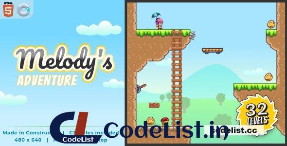 Melody’s Adventure v1.0 – HTML5 Platform game