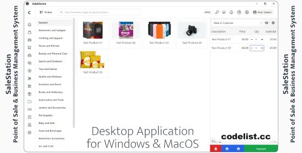 SaleStation v1.0 – Point of Sale & Business Management System