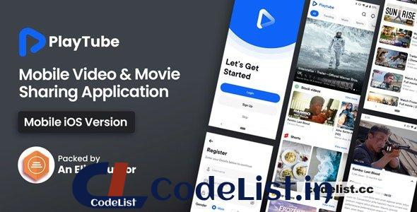 PlayTube IOS v1.9 – Sharing Video Script Mobile IOS Native Application