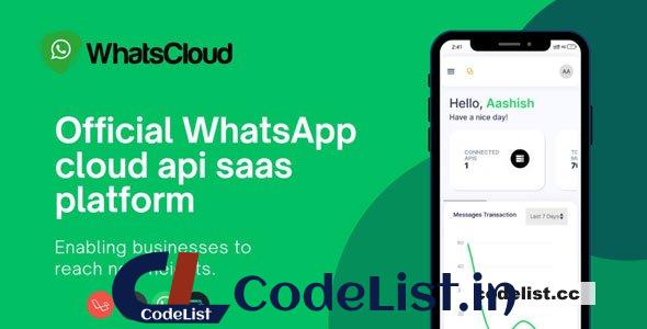 WhatsCloud v7.0 – Seamless Cloud API Integration SAAS – nulled