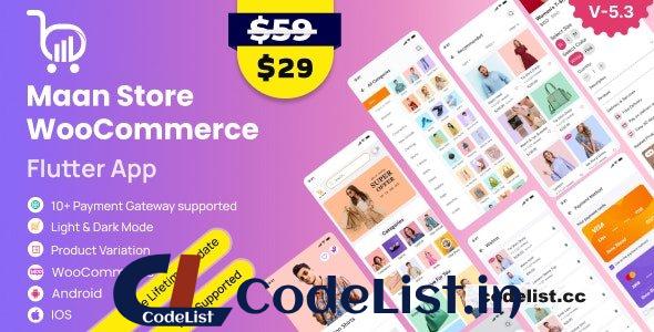 MaanStore v5.3 – Flutter eCommerce Full App ( Android & iOS )