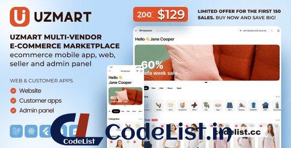 UzMart v1.0 – Multi-Vendor E-commerce Marketplace – nulled