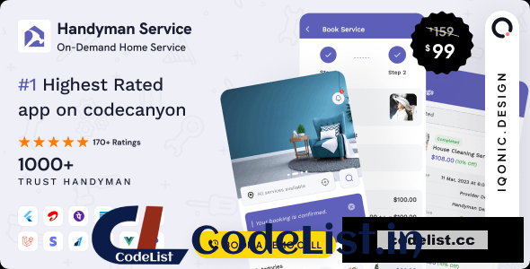 Handyman Service v11.5.3 – On-Demand Home Service Flutter App with Complete Solution + ChatGPT