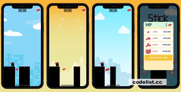 Stick Hero – iOS Game SpriteKit Swift 5 – 28 march 2024