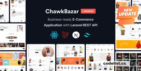 ChawkBazar Laravel v6.4.0 – React, Next, REST API Ecommerce With Multivendor