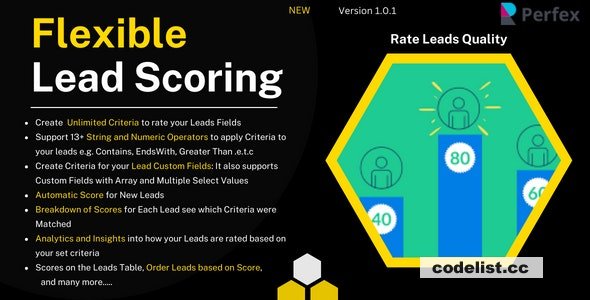 Flexible Lead Scoring and Lead Rating Module for Perfex v1.0.1