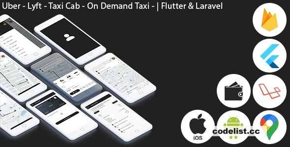 Uber – Lyft – Taxi Cab – On Demand Taxi – Complete Solution v1.0