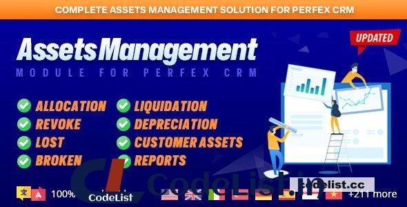 Assets Management module for Perfex CRM v1.1.0 – Organize company and client assets