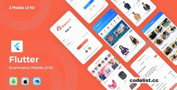 E-Commerce UI Template in Flutter v1.1