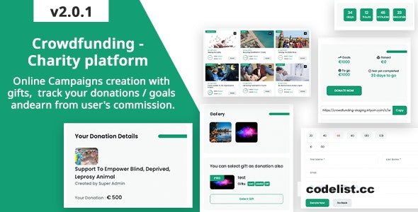 Crowdfunding v2.0.1 – Fund raising platform / Charity / Donation