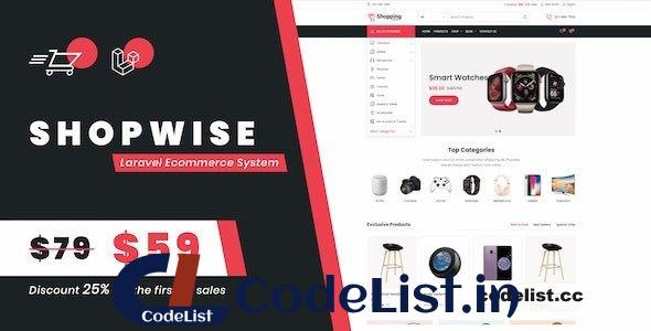 Shopwise v1.39.1 – Laravel Ecommerce Multilingual System – nulled