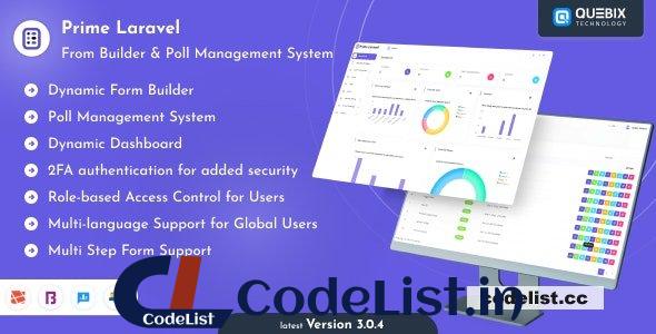 Prime Laravel v3.0.4 – Form Builder & Poll Management System – nulled