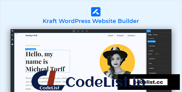 Kraft v1.1.2 – WordPress Website Builder