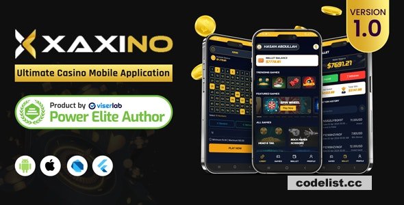 Xaxino v1.1 – Ultimate Casino Mobile Application