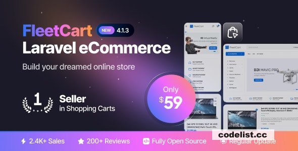 FleetCart v4.6.0 – Laravel Ecommerce CMS – nulled