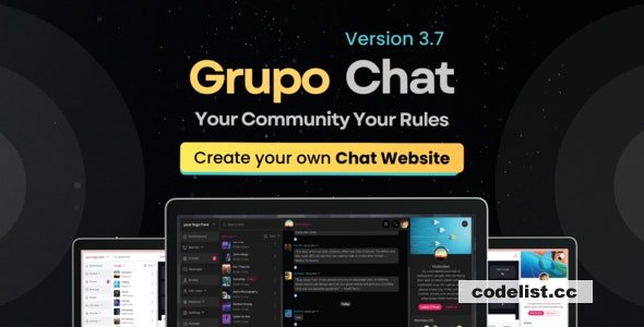 Grupo Chat v3.7 – Chat Room & Private Chat PHP Script – nulled