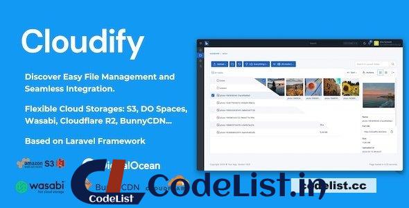 Cloudify v1.0.8 – Self-Hosted File Manager and Cloud Storage – nulled