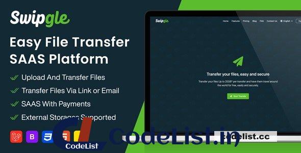 Swipgle v2.5 – Easy File Transfer (SAAS)