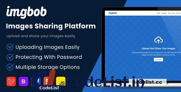 Imgbob v1.6 – Upload And Share Images Platform – nulled