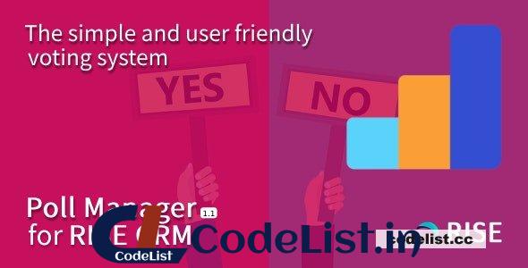 Poll Manager for RISE CRM v1.1